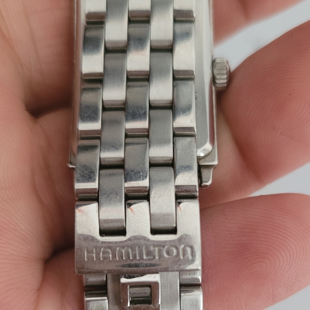 Hamilton Vintage Watch Classic Silver Tone Needs Battery As Is - Picture 3 of 11